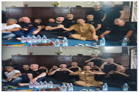 H maman Sp Hadiri Kunjungan Budaya Study Banding Para Pesilat Manca Ne