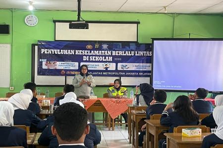   Jasa Raharja Jakarta Selatan Gelar Giat Pengajar Peduli Keselamatan 