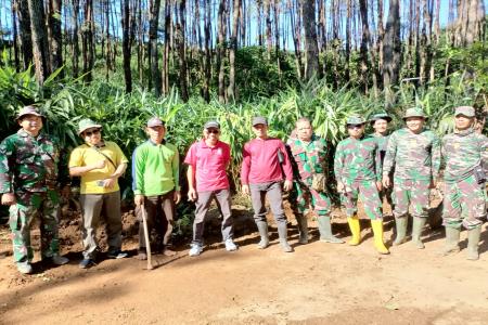Sinergitas antara TNI dengan Desa Danasari dalam Program pembangunan 