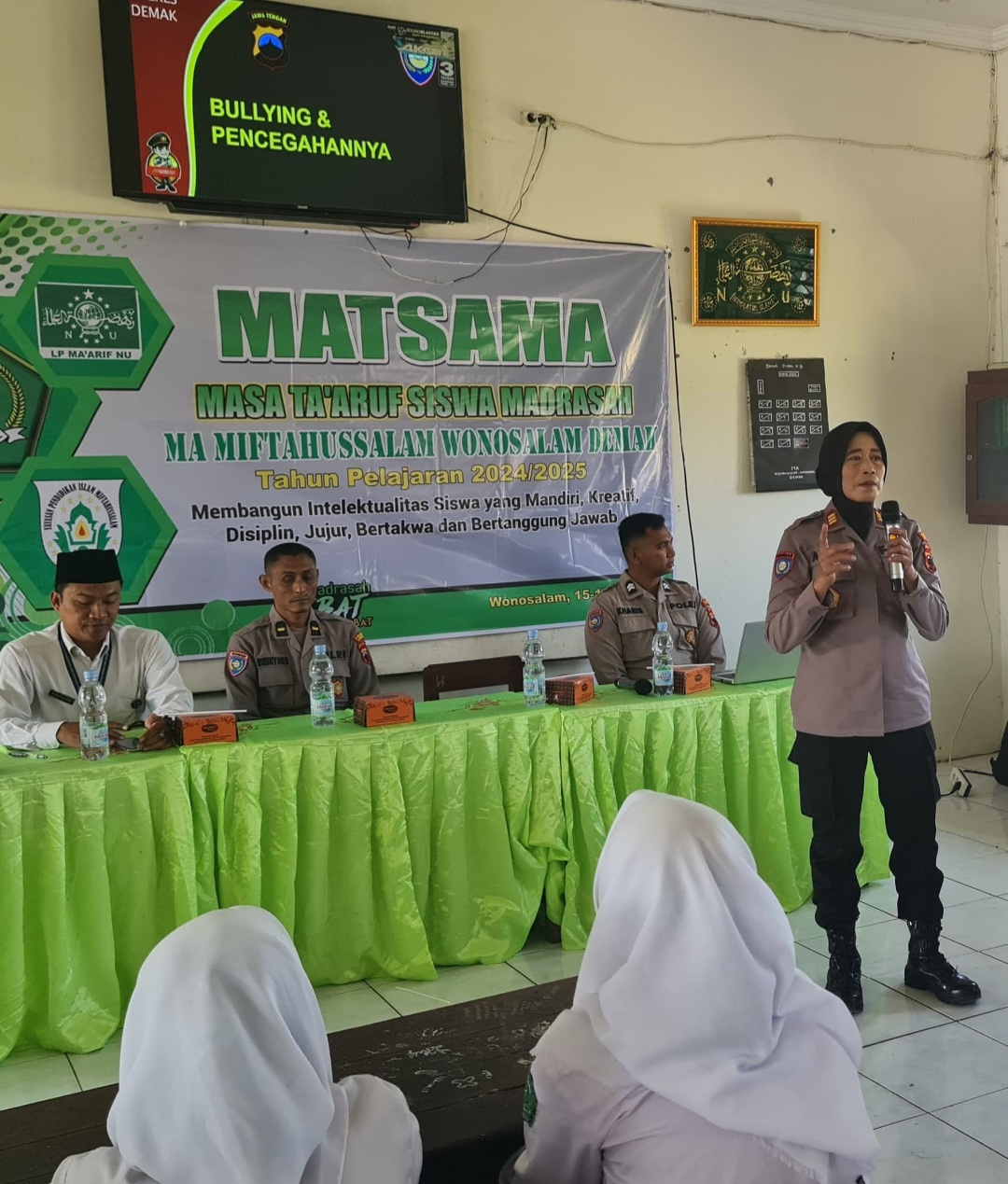 Polres Demak Lakukan Binluh Zero Bulying Sosialisasi Oprasi Patuh Cand