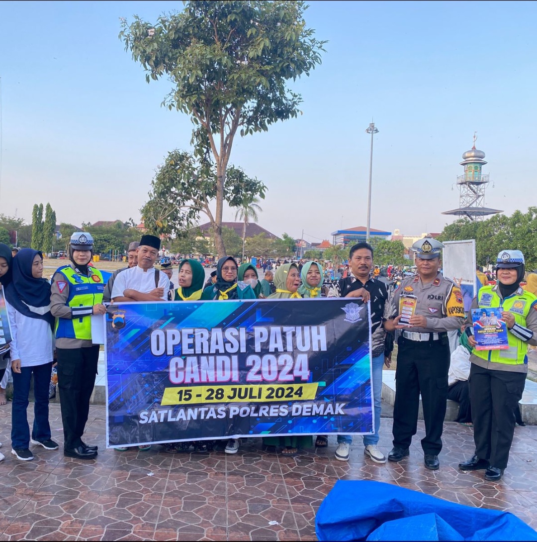 Satlantas Demak Gelar Sosialisasi O P S 2024
