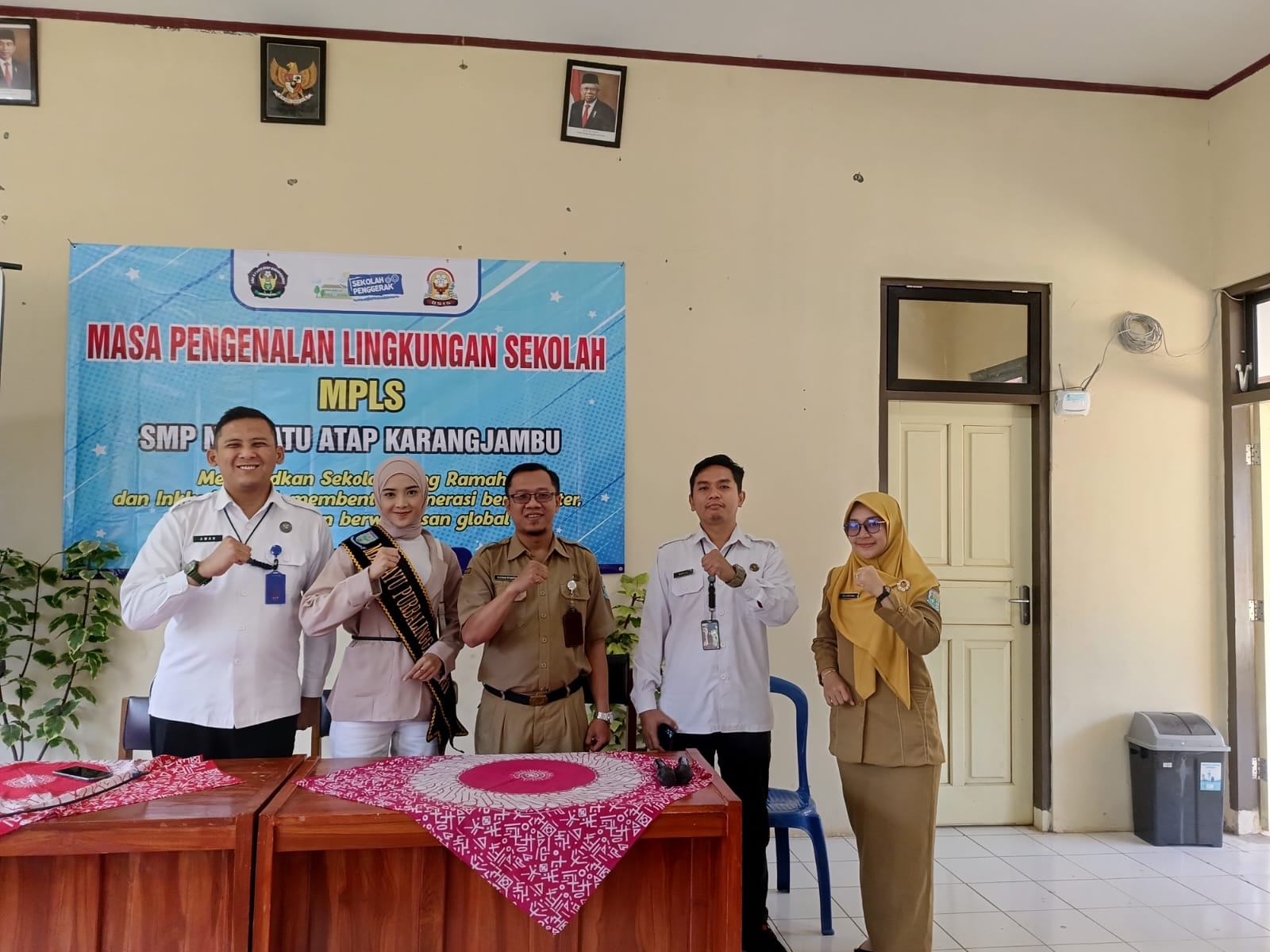 Fita Isnaeni, Beri Motivasi Belajar Kepada Siswa Smp Negeri 4 Satu Ata