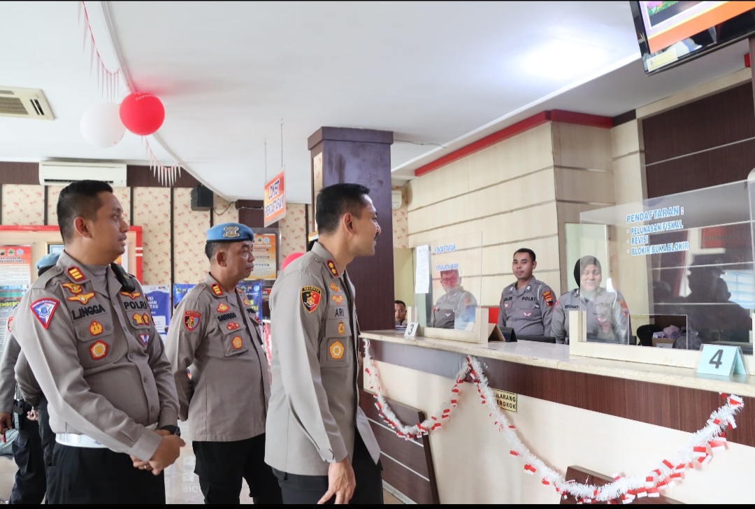 Kapolres Demak Lakukan Pengecekkan Layanan Maksimal