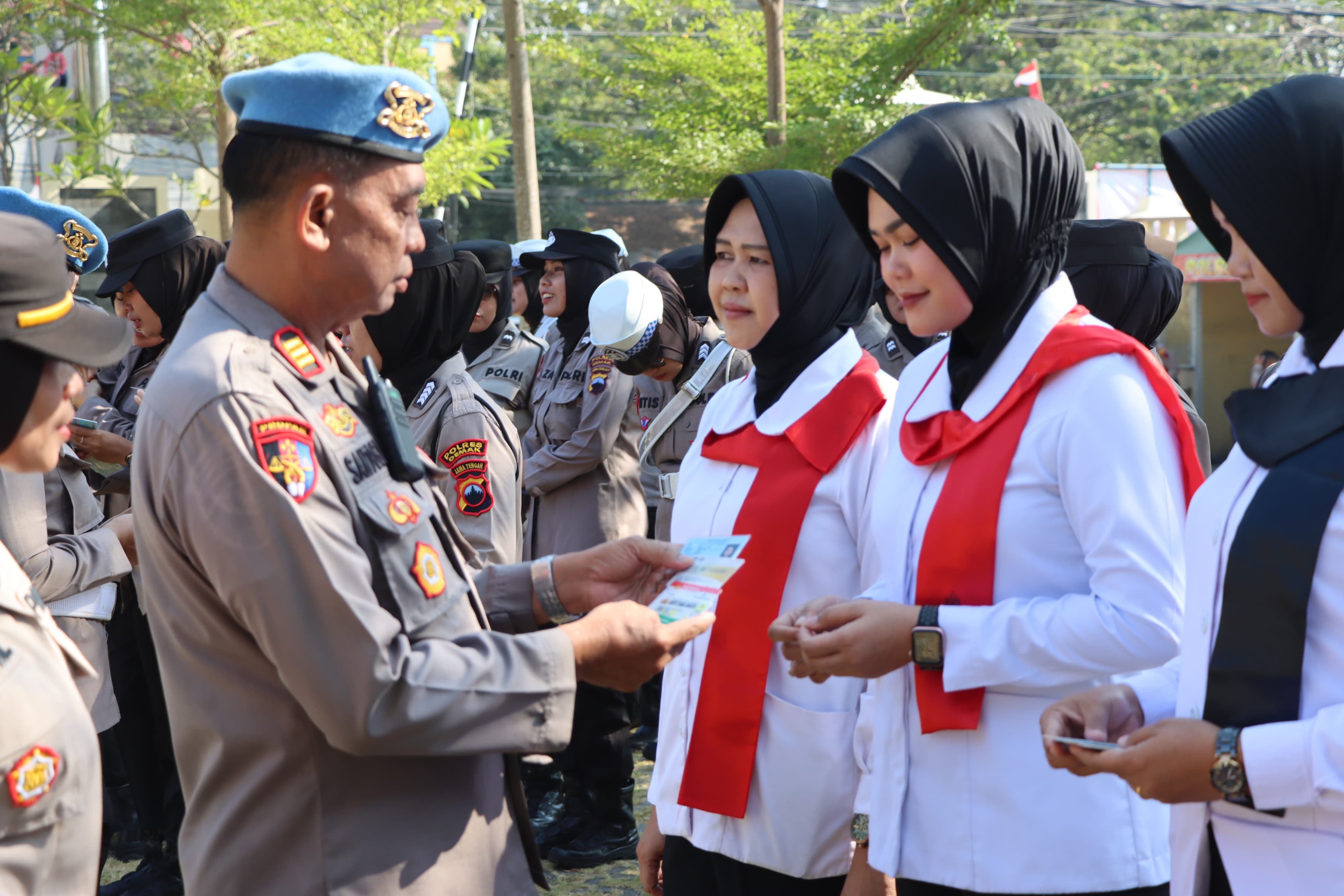 Propam Polres Demak Gelar Gaktibplin Polwan Sambut Hari Jadi Ke 76