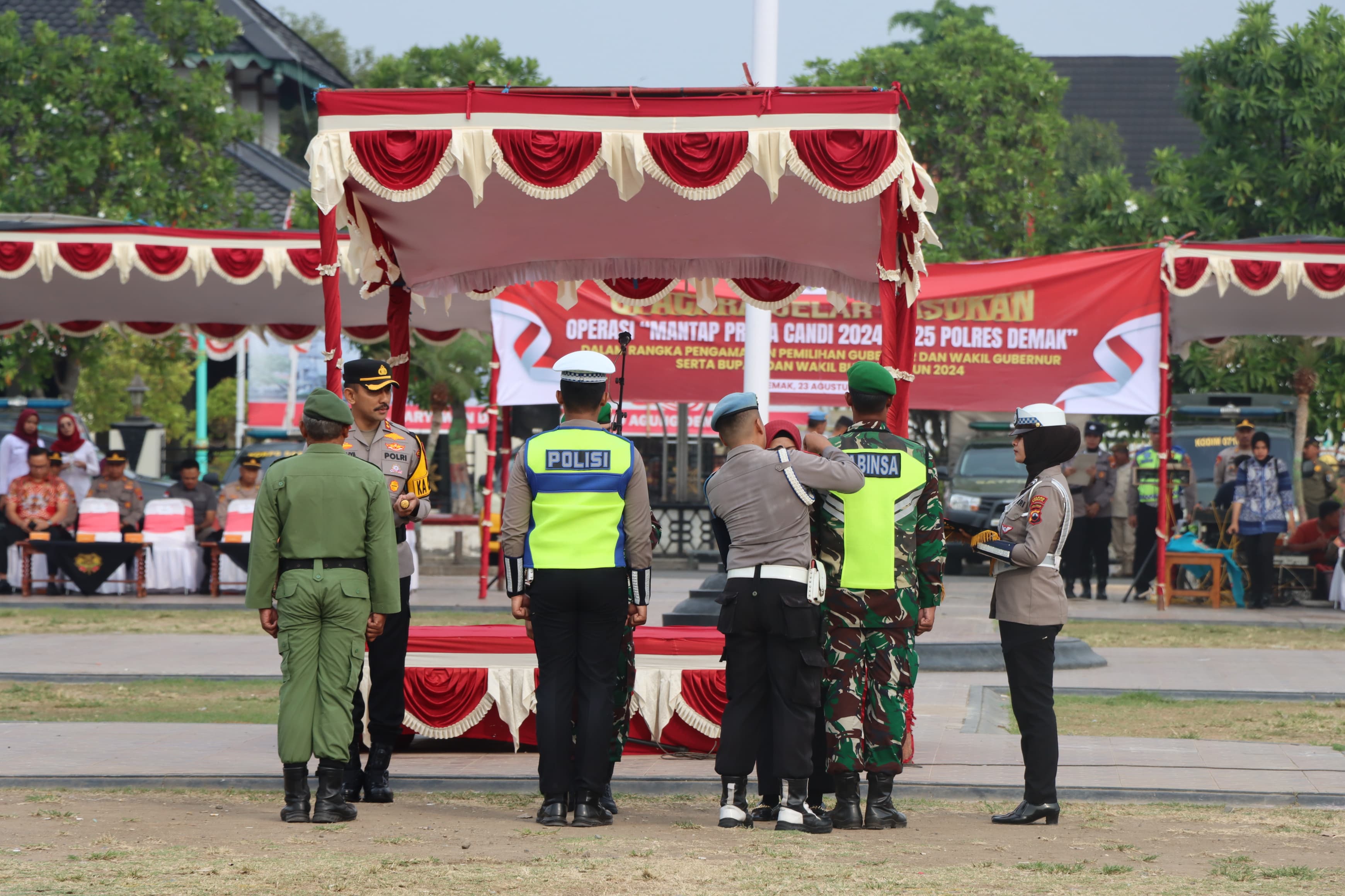 Gelar Pasukan Polres Demak Oprasi Praja Candi