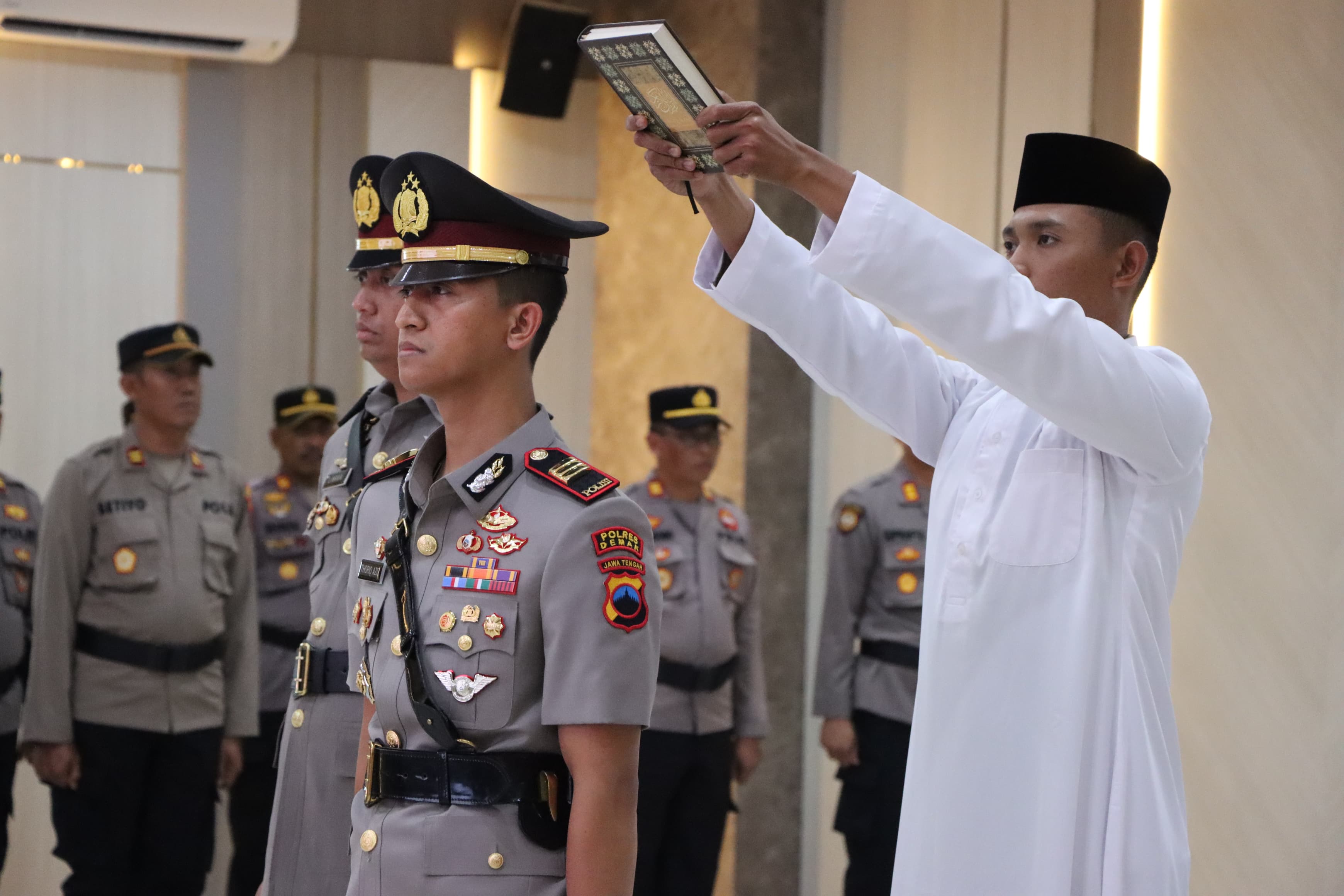 Polres Demak Gelar Sertijab Kasat Lantas
