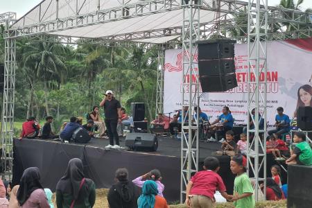 Bergetar Hiburan Rakyat Desa Langkap Bersama Putra Pandu Pandawa