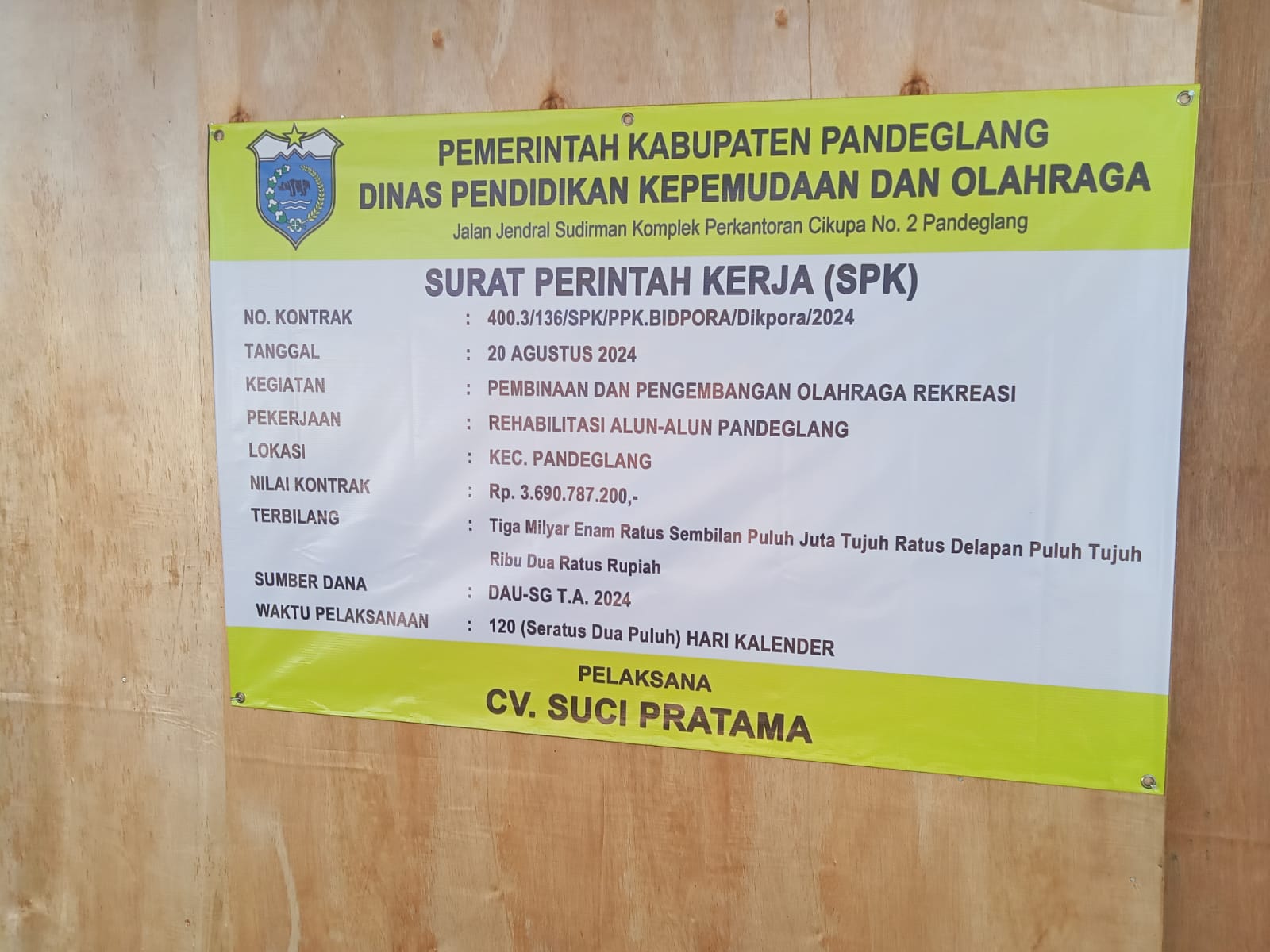 Ukpbj Pandeglang Kebal Hukum, Seolah Inspektorat Itu Ada Dan Tiada