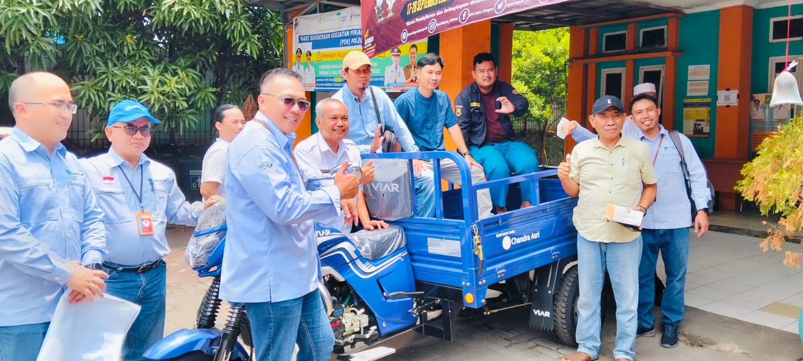 Pt: Chandra Asri Hadiahkan Motor Viar, Untuk Masyarakat Kelurahan Gunu