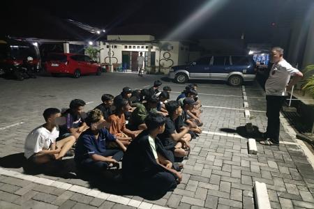 BELASAN MOTOR BALAP LIAR DI AMANKAN POLRES DEMAK 