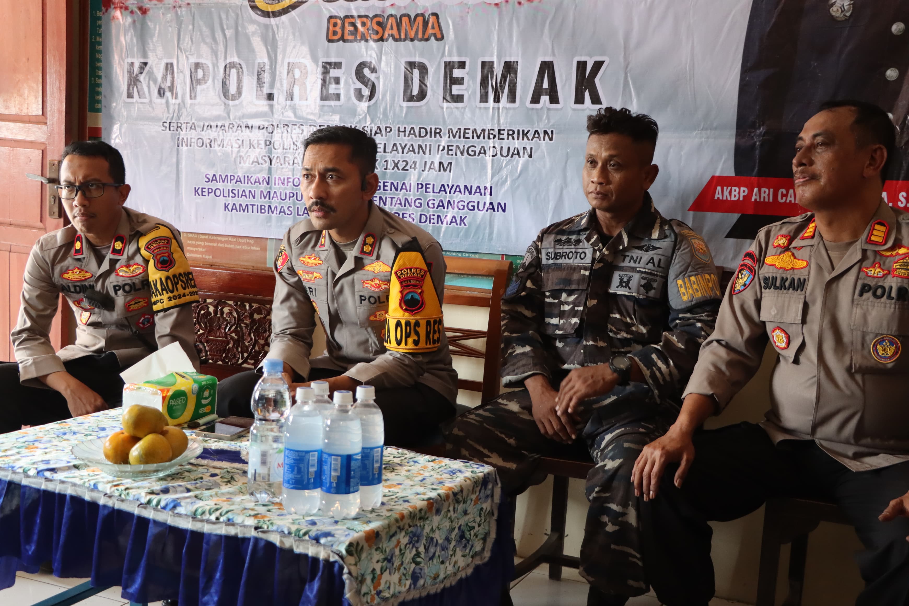 Kapolres Demak Himbau Masyarakat Pesisir Untuk Berhati Hati Berita Hoa