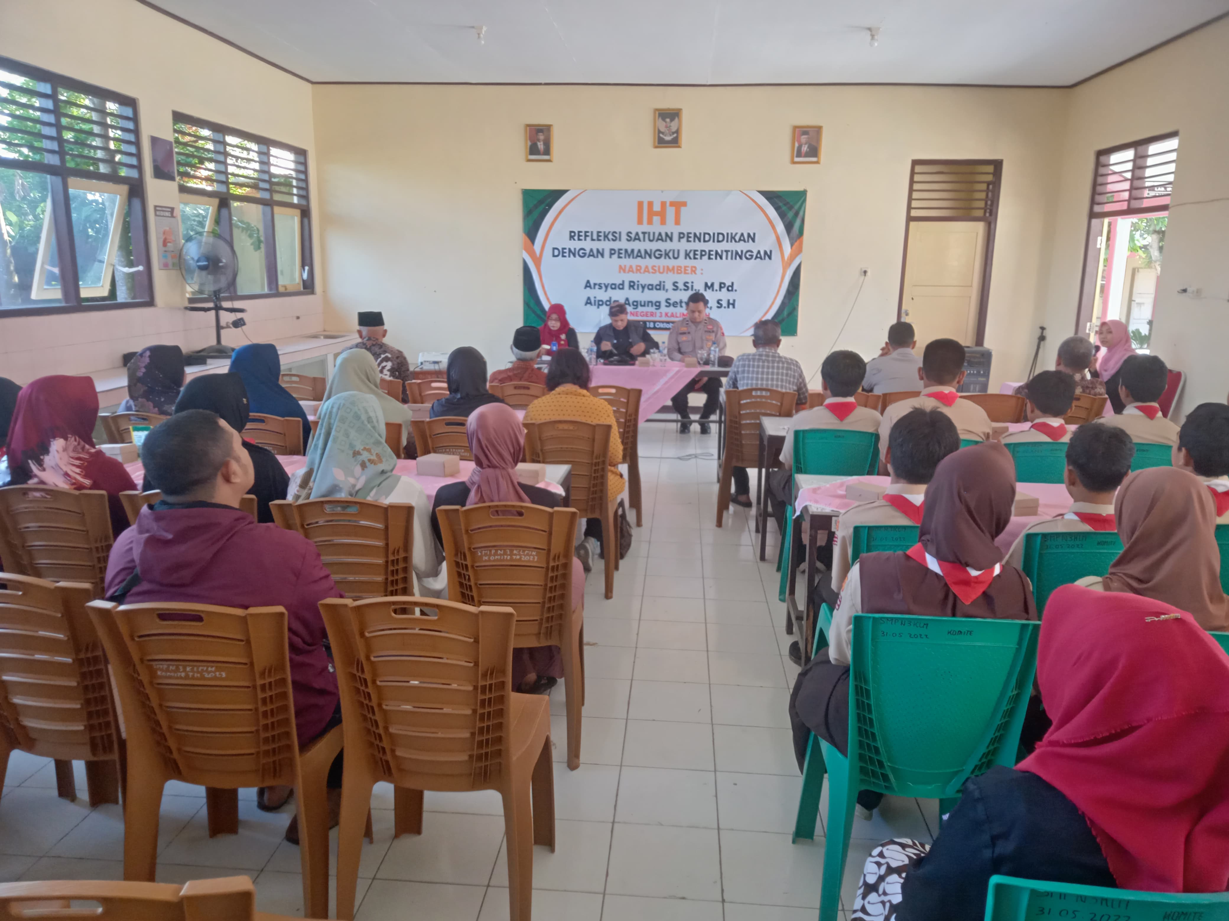 Iht (in House Training) Refleksi Satuan Pendidikan Dengan Pemangku Kep