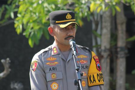 KAPOLRES DEMAK BERIKAN IMBUHAN JELANG PILKADA 2024