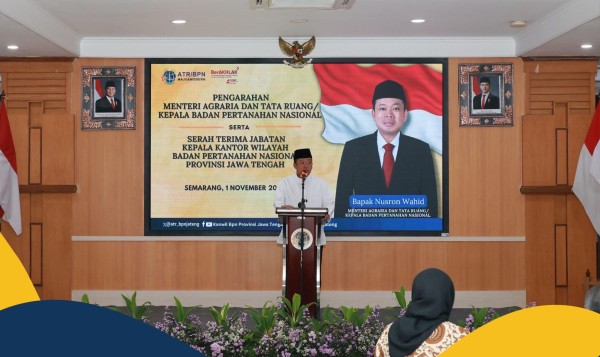 Kunjungan Kerja Pertama Mentri Nusron: Samakan Gelombang Pemikiran Dan