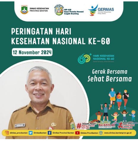 Peringatan Hari Kesehatan Nasional Ke 60, Gerak Bersama Sehat Bersama