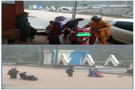 Diduga Akibat Pekerjaan TPT RSUD Cilograng Dan Pekerjaan Drainase Yang