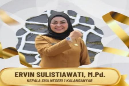 Ervin Sulistiawati Kepala Sekolah SMAN 1 Kalang Anyar Sambut Baik Prog