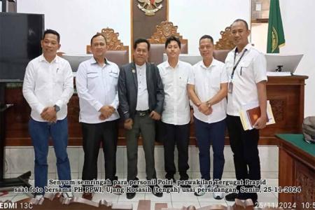 Restorative Justice Hasilkan Perdamaian PPWI Cabut Gugatan Prapid Terh