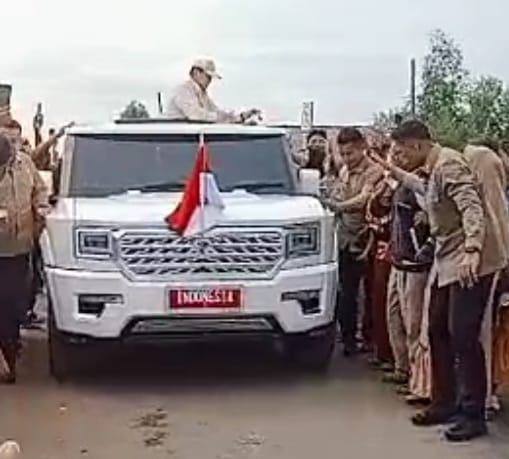 Presiden Ri Prabowo Subianto Kunker Ke (bluppb) Desa Pusakajaya Utara 