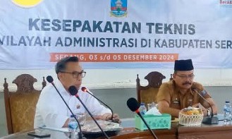 Kepala Kantor Atr Bpn Kabupaten Serang Hadiri Kegiatan Teknis Batas D