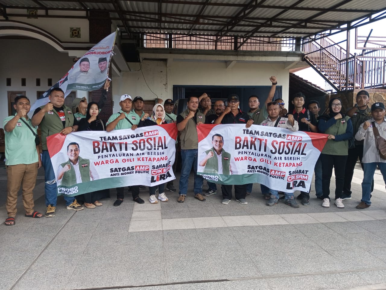 Satgas Amp Peduli Warga Gili Ketapang, Dengan Adakan Baksos Ribuan Dus