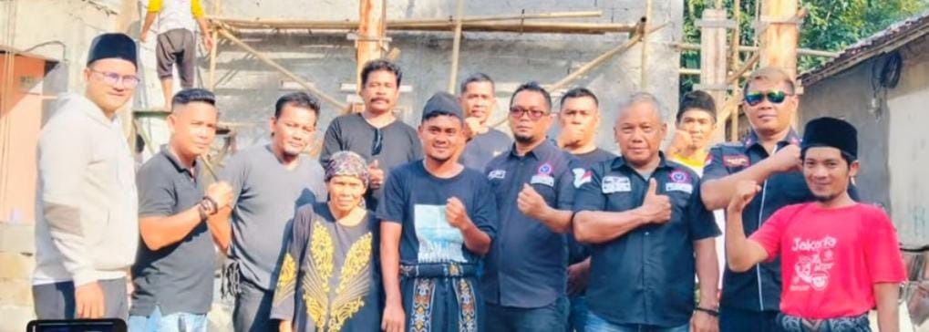 Ormas Bppkb Dpc Kabupaten Serang Bantu Warga Desa Parakan Bedah Rumah