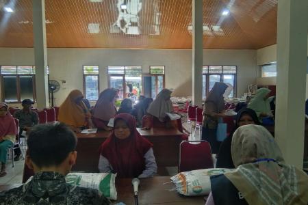 Penyaluran Bapang Di Desa Tlahab Kidul Berjalan sesuai SOP 