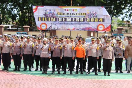 Wakapolres Sumenep Pimpin Langsung Apel Gelar Pasukan Operasi Militer 