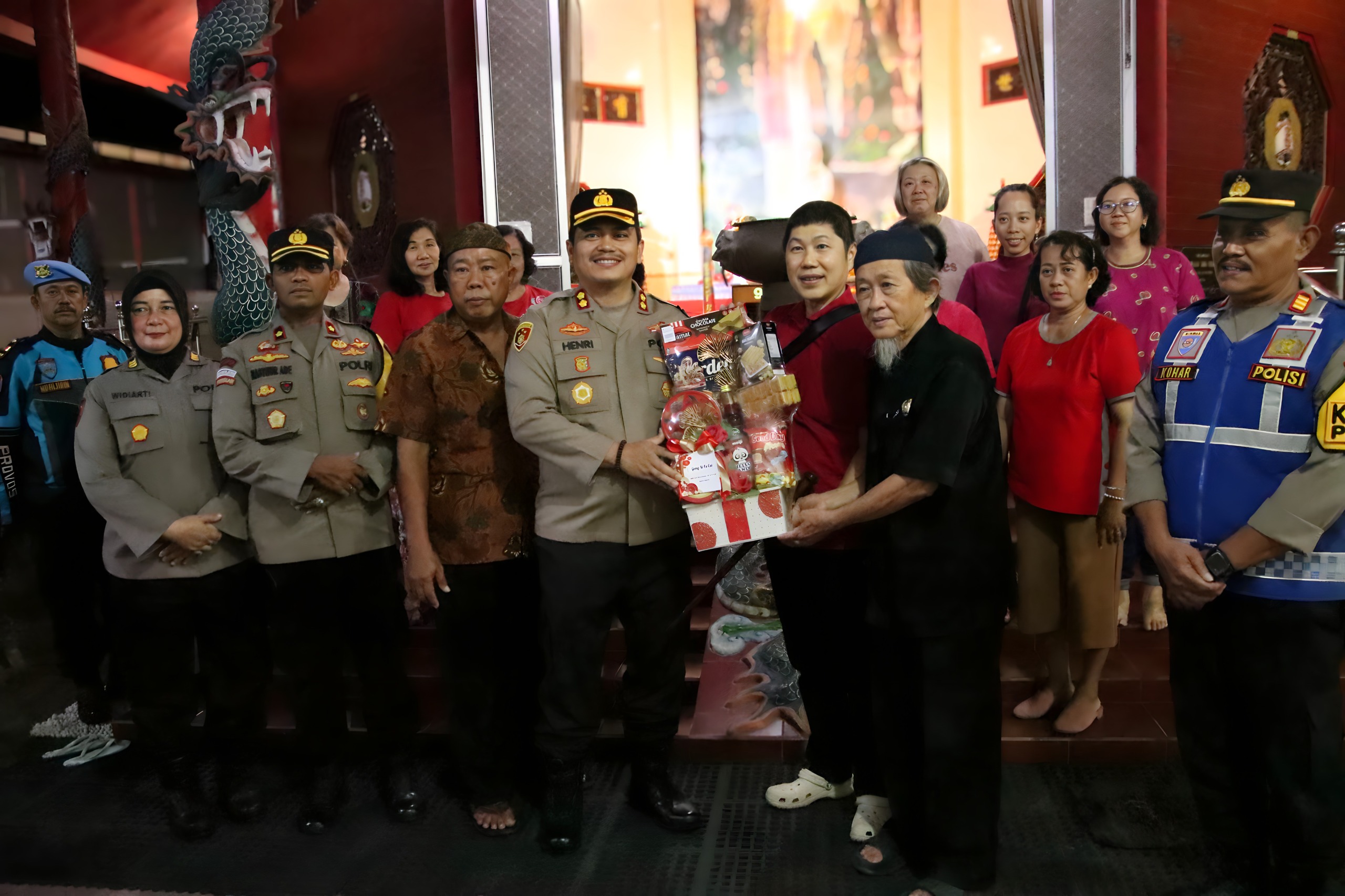 Pastikan Perayaan Imlek Berjalan Aman, Kapolres Sumenep Laksanakan Pen