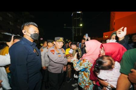 Kapolri Cek Pengamanan Perayaan Momen Tahun Baru 2025 di Bundaran HI