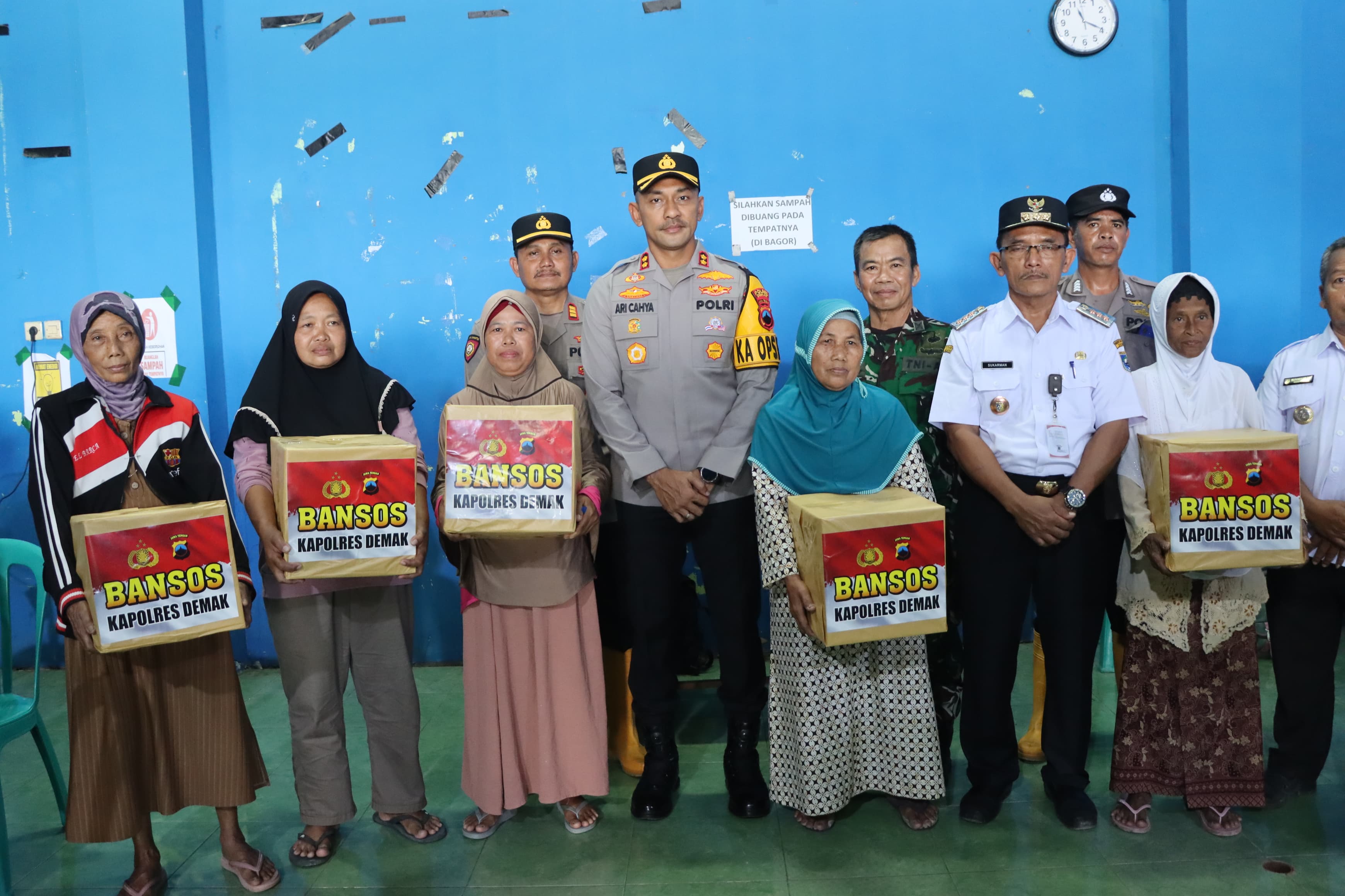 Bakti Sosial Dan Trauma Healing, Polres Demak Peduli Korban Banjir