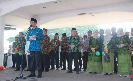Sekda Lebak Lepas Pawai Tahrib Ramadhan Dan Launching Mobil Layanan Ba