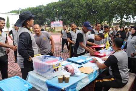 Polres Sumenep Gelar Tes Kesamaptaan Jasmani Semester I Tahun 2025