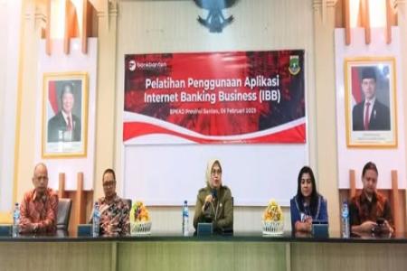 Bank Banten Gelar Pelatihan Internet Banking Business IBB Untuk Bendah