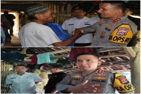 Bantu Warga Kurang Mampu Giat Bakti Sosial Kapolres Lebak Polda Banten