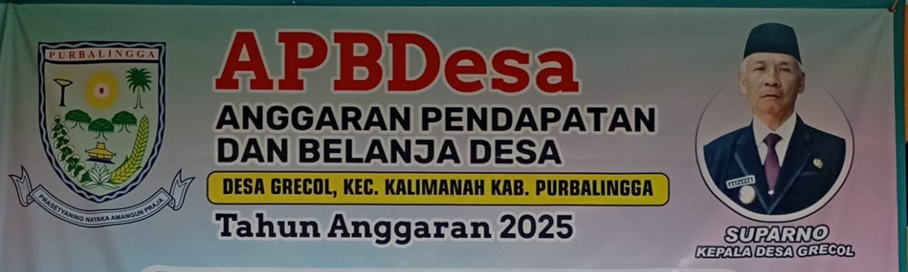 Pemerintah Desa Grecol Resmi Mempublikasikan Realisasi Apbdes Tahun 20