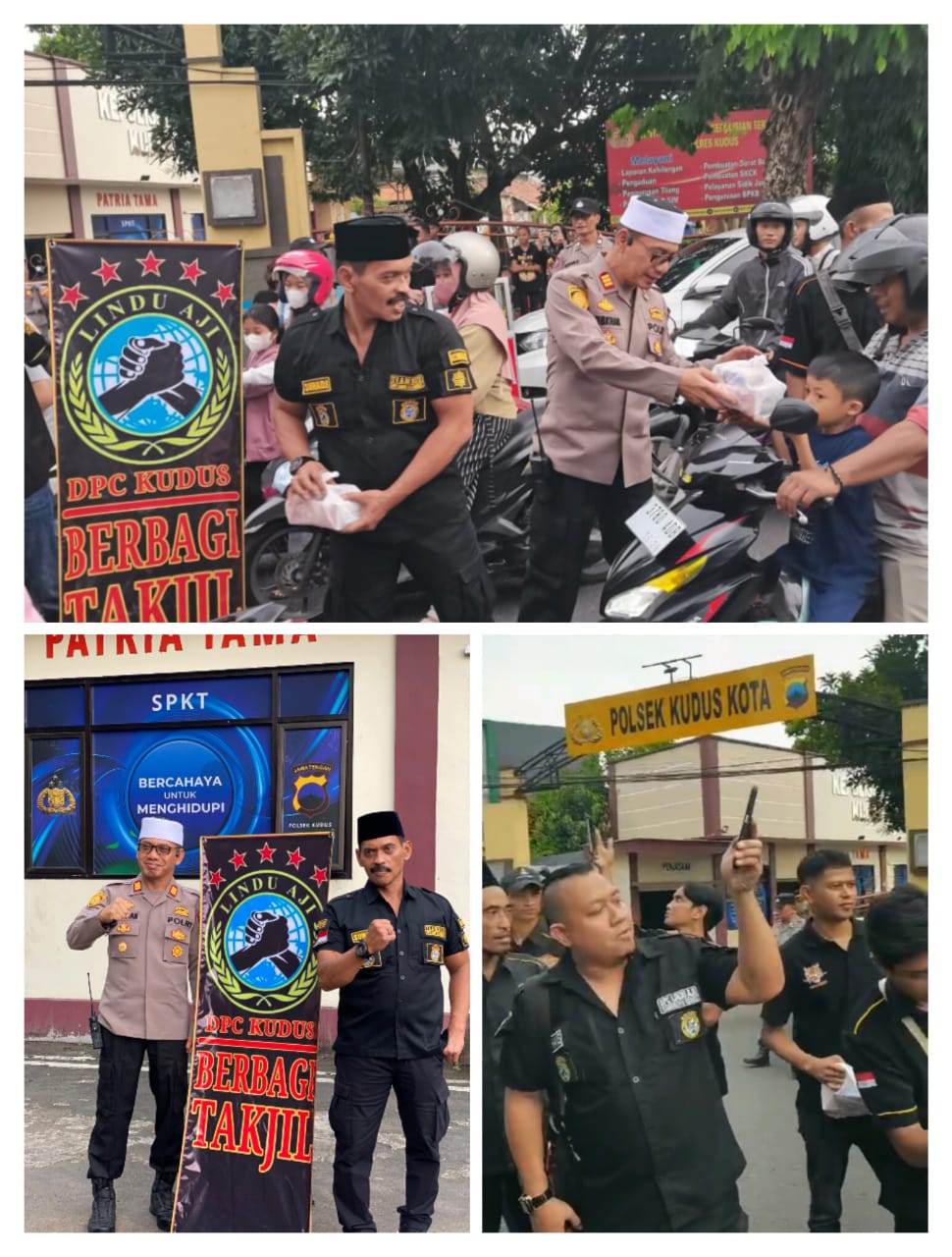 Dpc Lindu Aji Kudus Sinergi Kepolisian Berbagi Takjil Buka Bersama