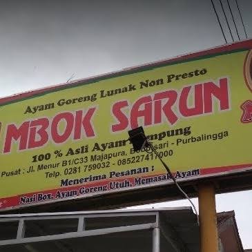Rumah Makan Mbok Sarun Ayam Tulang Lunak Tanpa Presto