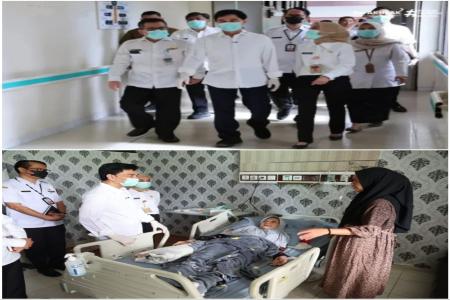 Tinjau RSUD Malingping Wagub Banten Dimyati Natakusumah Pelayanan RSUD