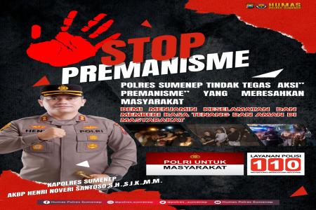 Polres Sumenep Tegas Berantas Premanisme Wujudkan Keamanan yang Kondus