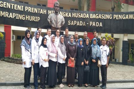 Komisi iii DPRD Purbalingga mengunjungi RS Goeteng Taroenadibrata dala