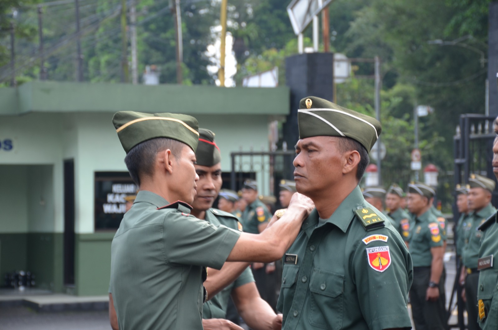 Dandim 0707 wonosobo Pimpin Kenaikan Pangkat 37 Prajurit, Tegaskan Mak