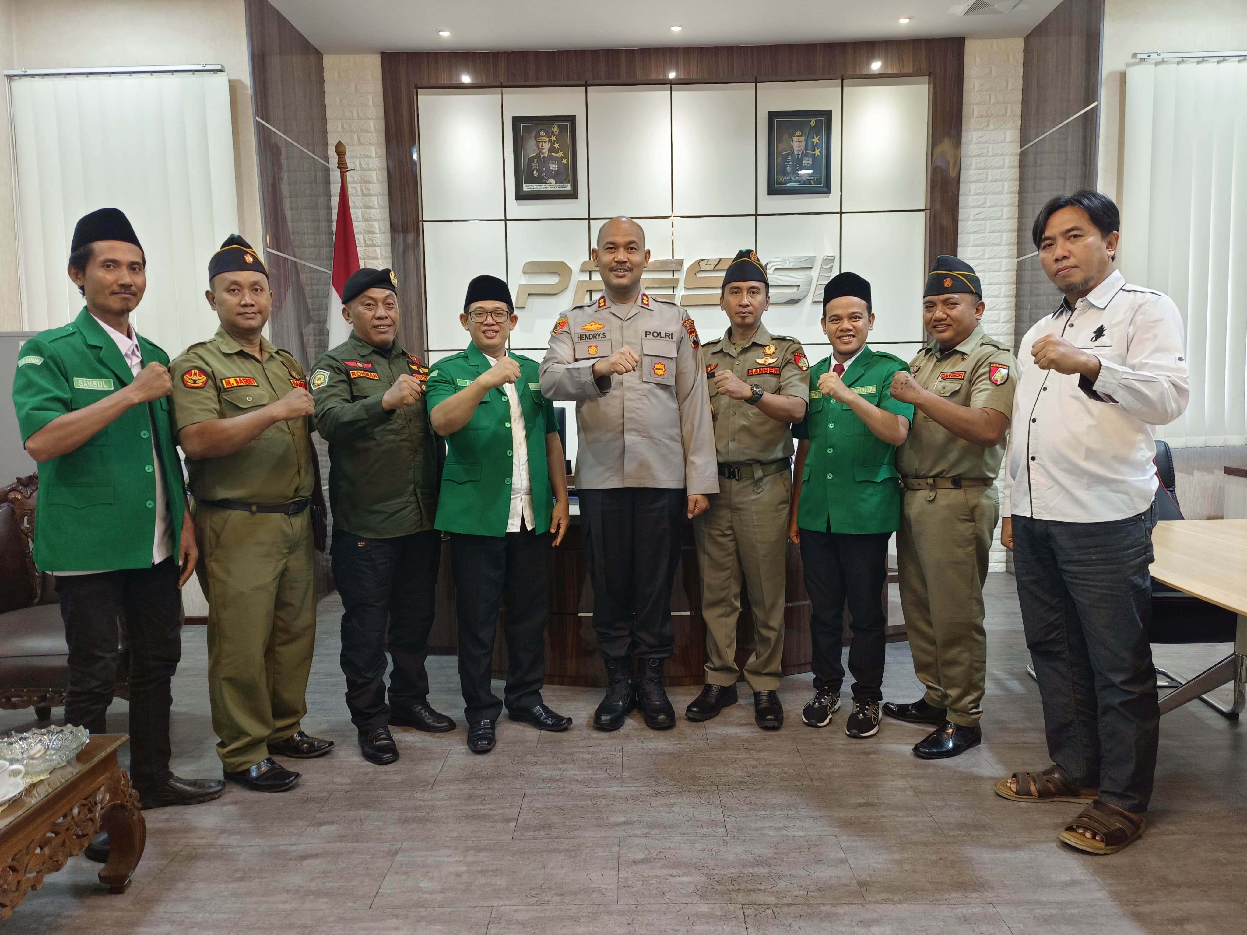 Kapolres Kendal Terima Kunjungan Silaturahmi Dari Gp Ansor: Berangkatk