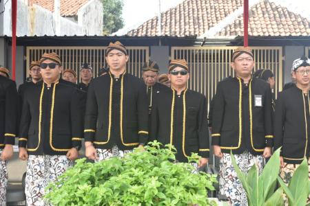 Dandim 0712Tegal Letkol Inf Suratman SIP Hadiri Upacara HUT ke445 Kota