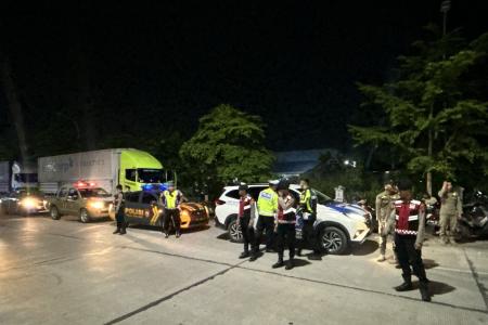 Patroli Gabungan Skala Besar Polres Tegal Kota Pastikan Keamanan Pasca