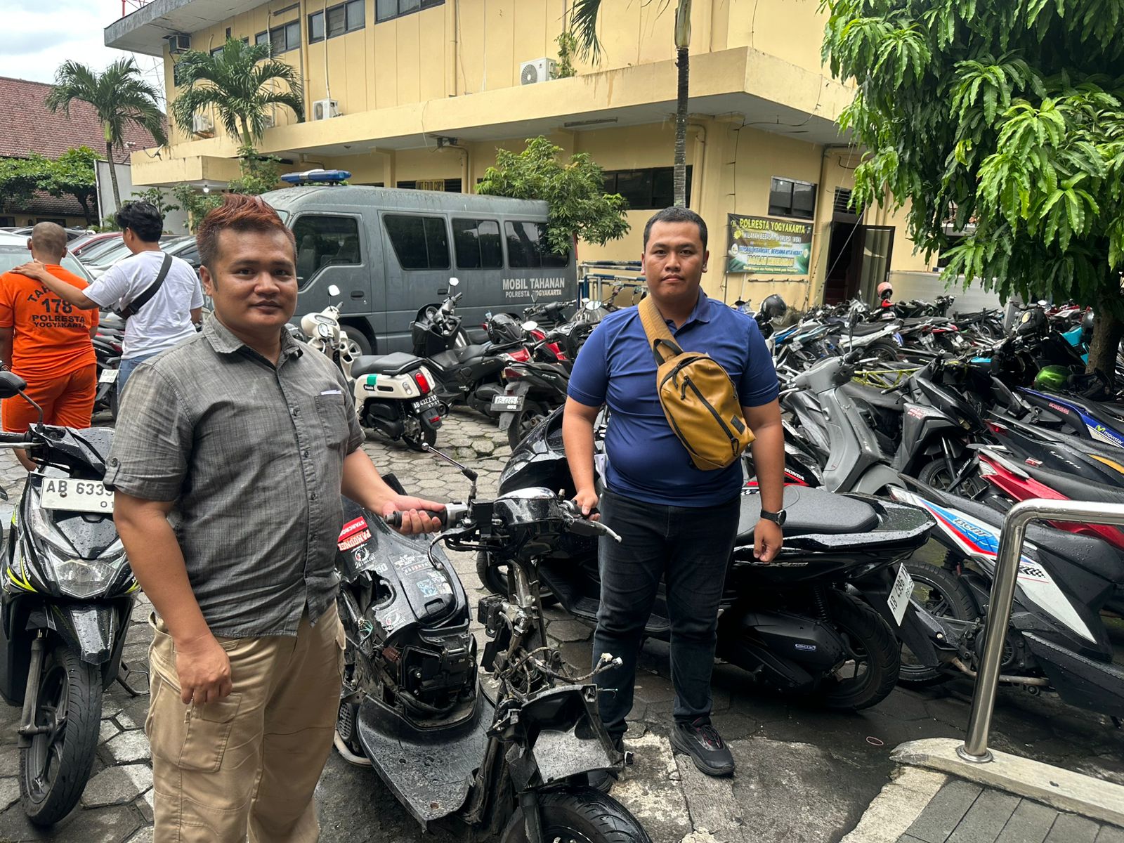 Geger Di Depan Smk Muhammadiyah 3 Yogyakarta, Sat Reskrim Amankan Dua