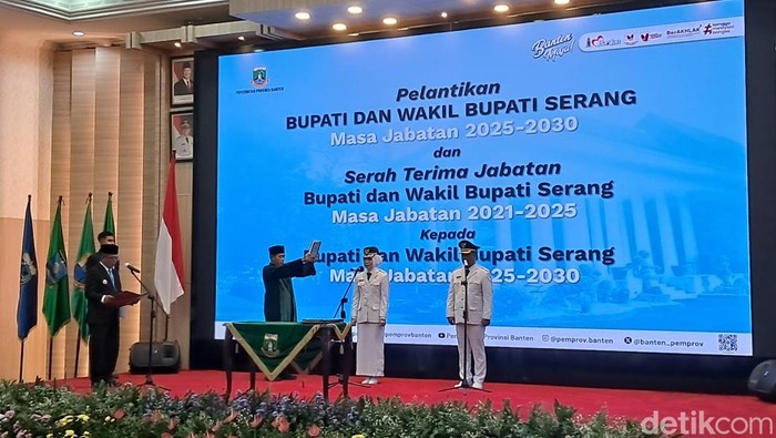 Gubernur Andra Sahkan Zakiyah najib Pimpin Kabupaten Serang Dan Tegask