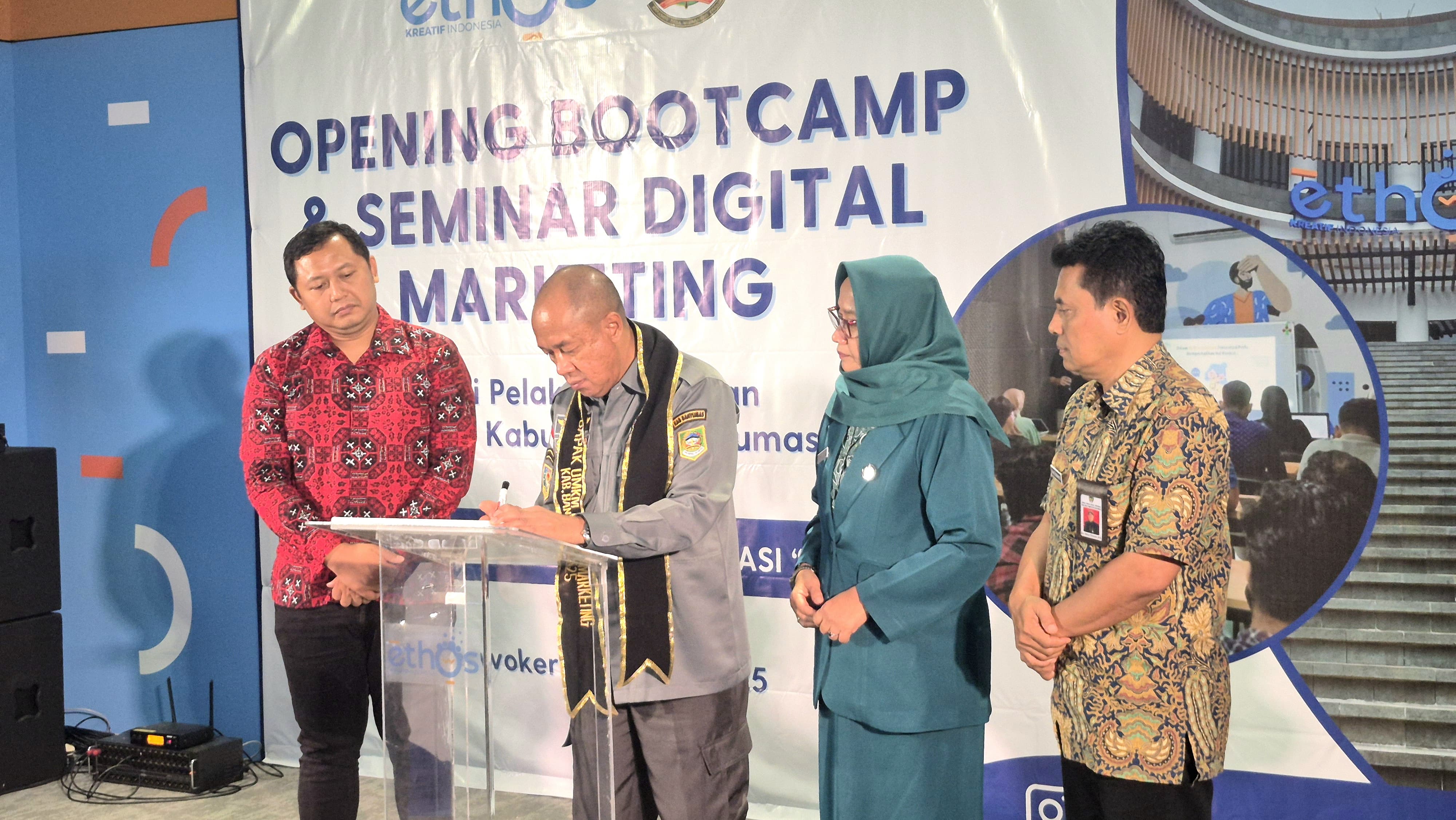 Pemkab Banyumas Gandeng Pt Etos Kreatif Indonesia(ethos) Cetak Umkm Di