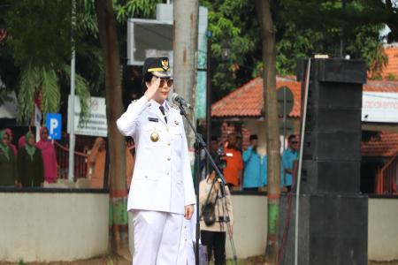 Peringati Harlah Pancasila Bupati Brebes Paramitha Kumandangkan Salam 