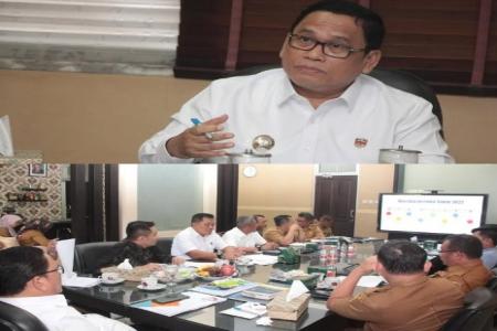 Wakil Bupati Pimpin Rapat Evaluasi Pelayanan Perumdam Tirta Kalimaya